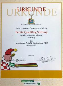 Hauptpreisträgerin des HanseMerkur Preises für Kinderschutz 2018 1