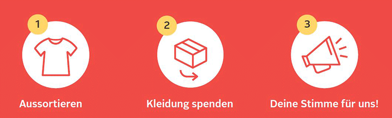 Kleidung spenden und für uns voten! 1