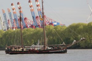 Hafengeburtstag Hamburg. Traditionsschiff Fortuna. Privatfoto